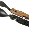 Akinod Multifunctional Cutlery 13H25 Olive Wood Titanium, Outdoor Cutlery