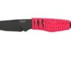 ANV Knives P100 Sleipner Cerakote, Pink Paracord, P100-044, Black Kydex Sheath, Neck Knife