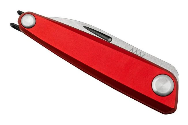 ANV Z050 Sleipner, Red Handle, Z050-002, Slipjoint Pocket Knife - Image 6