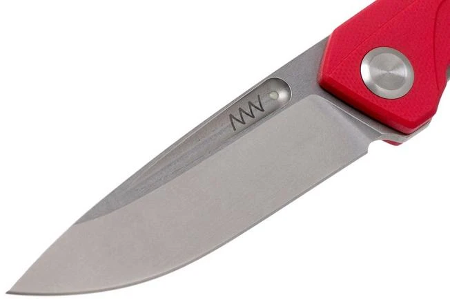 ANV Z200 Sleipner, Linerlock, G10, Red, Z200-010 Pocket Knife - Image 3