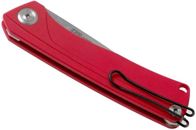 ANV Z200 Sleipner, Linerlock, G10, Red, Z200-010 Pocket Knife - Image 4
