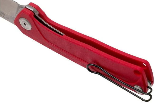 ANV Z200 Sleipner, Linerlock, G10, Red, Z200-010 Pocket Knife - Image 5