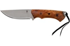 Autine Kurbads, Curly Birch, Elmax, Brown RH Sheath, Outdoor Knife