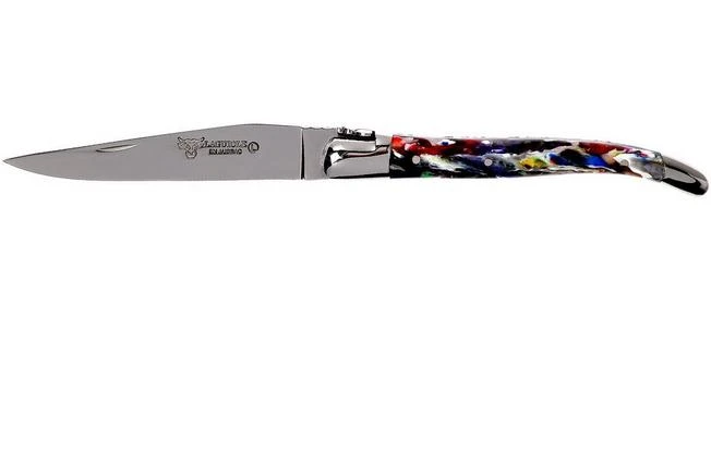 Laguiole En Aubrac 10 Cm Pocket Knife Harlequin Acrylic, L0210ARLI-FSI1