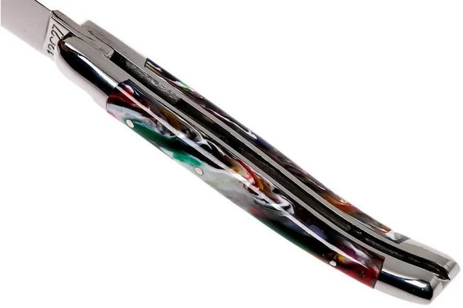 Laguiole En Aubrac 10 Cm Pocket Knife Harlequin Acrylic, L0210ARLI-FSI1 - Image 5