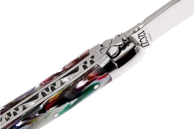 Laguiole En Aubrac 10 Cm Pocket Knife Harlequin Acrylic, L0210ARLI-FSI1 - Image 6