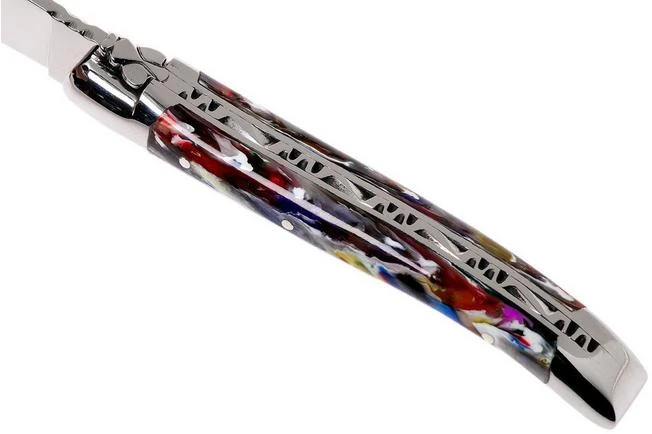 Laguiole En Aubrac 10 Cm Pocket Knife Harlequin Acrylic, L0210ARLI-FSI1 - Image 7