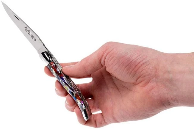 Laguiole En Aubrac 10 Cm Pocket Knife Harlequin Acrylic, L0210ARLI-FSI1 - Image 8