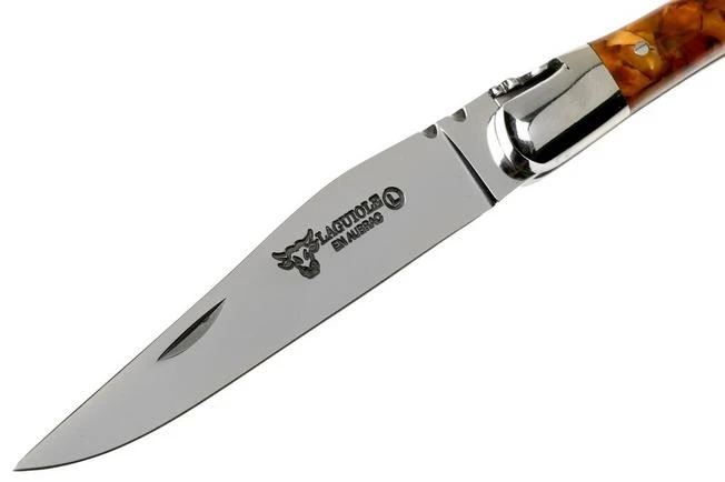 Laguiole En Aubrac L0210PPCI/FSI1 Popcorn Inlays Laguiole Knife - Image 3