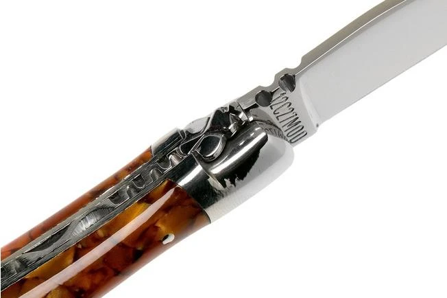 Laguiole En Aubrac L0210PPCI/FSI1 Popcorn Inlays Laguiole Knife - Image 6