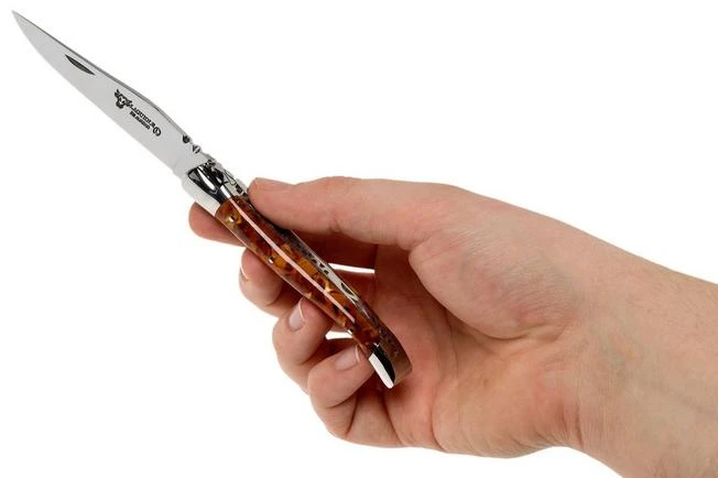 Laguiole En Aubrac L0210PPCI/FSI1 Popcorn Inlays Laguiole Knife - Image 8