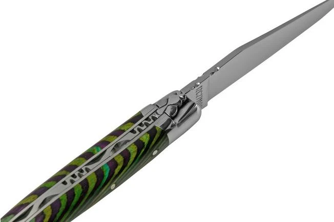 Laguiole En Aubrac Green Samba L0210SAVIFSJ1 Samba Wood, Polished, Laguiole Pocket Knife, 10 Cm - Image 6