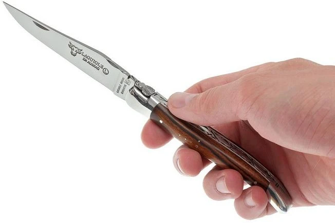 Laguiole En Aubrac HP 12cm Aubrac-wood Hand-filed L0212FEH-FSJ1 - Image 7