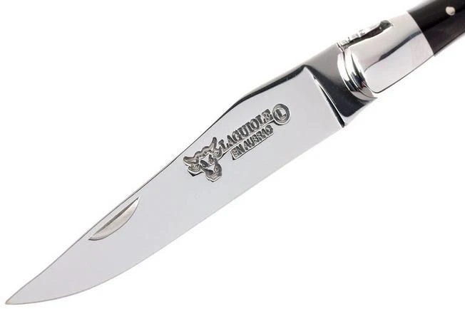 Laguiole En Aubrac 12cm Pocket Knife With Corkscrew, Buffalo Horn - Image 3