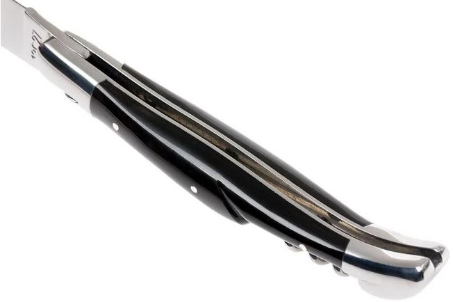 Laguiole En Aubrac 12cm Pocket Knife With Corkscrew, Buffalo Horn - Image 5