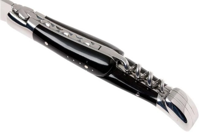 Laguiole En Aubrac 12cm Pocket Knife With Corkscrew, Buffalo Horn - Image 7