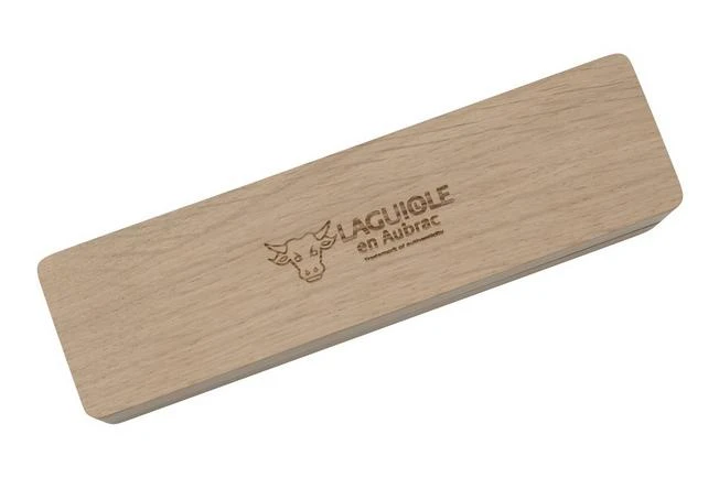 Laguiole En Aubrac Le Perlé 12 Cm L0512WA6J3DB Balbach Damast Full Handle Beech Wood - Image 8
