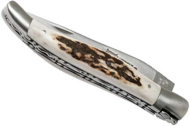 Laguiole En Aubrac 12cm Double Plates, Stag Horn Hand-filed, L0712BCI/FSB1 - Image 4