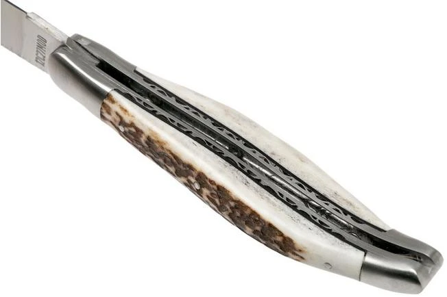 Laguiole En Aubrac 12cm Double Plates, Stag Horn Hand-filed, L0712BCI/FSB1 - Image 5