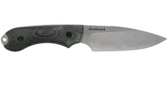 Bradford Guardian 4, 3D Black Micarta Guardian 4 M390, Sabre Stonewashed 4S-101 - Image 2