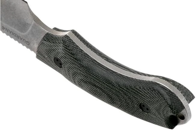 Bradford Guardian 4, 3D Black Micarta Guardian 4 M390, Sabre Stonewashed 4S-101 - Image 4