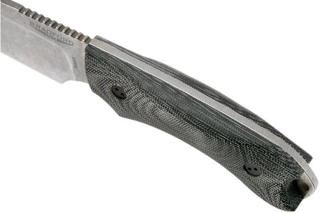 Bradford Guardian 4, 3D Black Micarta Guardian 4 M390, Sabre Stonewashed 4S-101 - Image 5