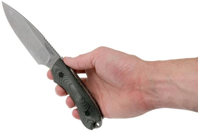 Bradford Guardian 4, 3D Black Micarta Guardian 4 M390, Sabre Stonewashed 4S-101 - Image 6