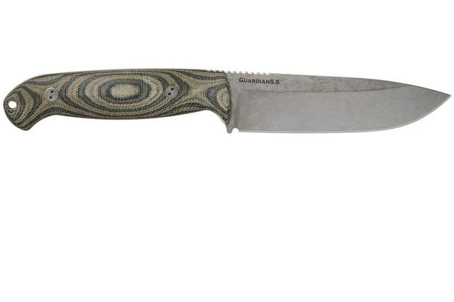 Bradford Guardian 5.5S, 3D Camo Micarta Guardian 5.5 Elmax, Sabre Stonewashed 5.5S-109 - Image 2