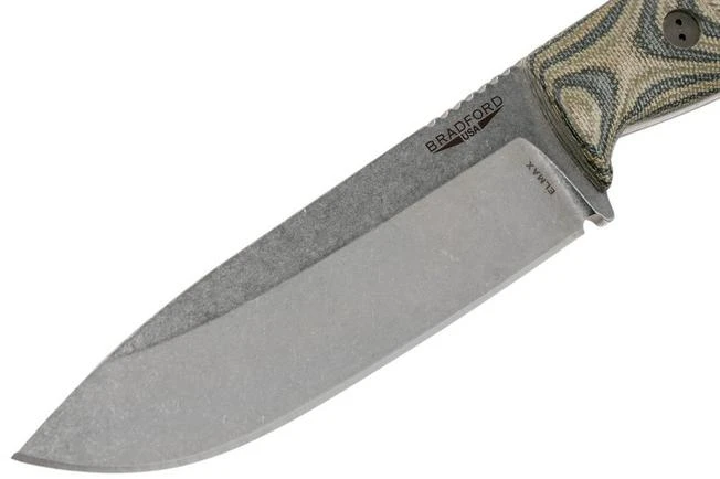 Bradford Guardian 5.5S, 3D Camo Micarta Guardian 5.5 Elmax, Sabre Stonewashed 5.5S-109 - Image 3