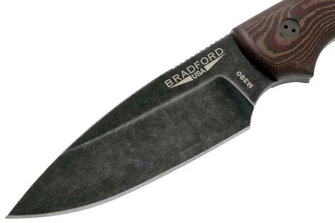 Bradford Guardian 3, 3D Brown-Red Richlite, M390 Sabre Nimbus Knivesandtools Exclusive - Image 3
