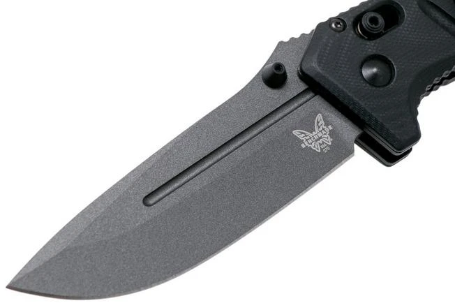 Benchmade 275GY-1 Sibert Adamas Black G10, Tungsten Grey Pocket Knife, Shane Sibert Design - Image 3