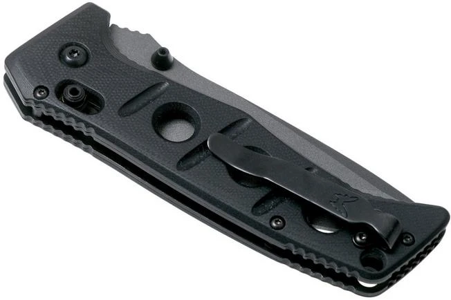 Benchmade 275GY-1 Sibert Adamas Black G10, Tungsten Grey Pocket Knife, Shane Sibert Design - Image 4
