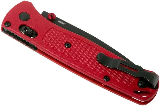 Benchmade Bugout International Exclusive 535BK-2001 Crimson Red Pocket Knife - Image 4