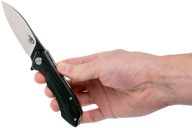 Bestech Beluga BG11D-1 Black G10 Pocket Knife - Image 8