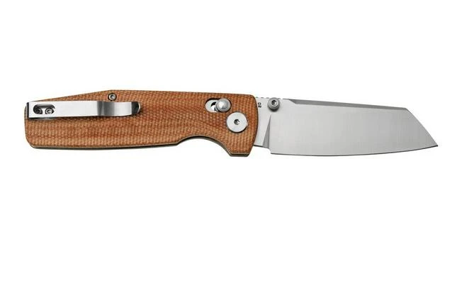 Bestech Slasher BG43D Brown Micarta, Pocket Knife - Image 2