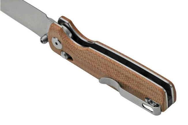 Bestech Slasher BG43D Brown Micarta, Pocket Knife - Image 4
