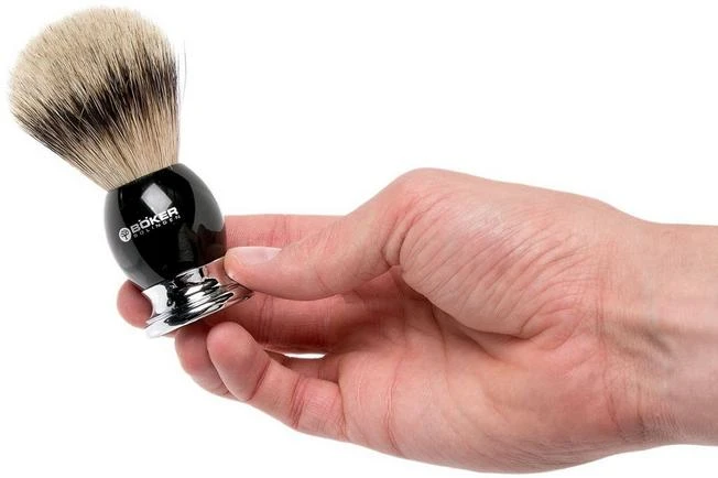 Böker Premium Black Shaving Brush 04BO128 Shaving Brush - Image 2