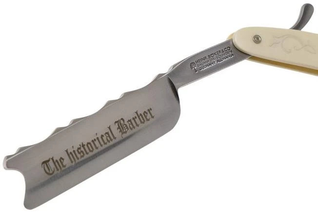 Böker Manufaktur The Historical Barber, White Elforyn 140224 Straight Razor - Image 3