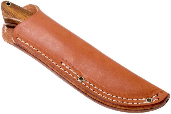 Bark River - Classic Drop Point Hunter A2 Brass Desert Ironwood Hunting Knife - Image 8