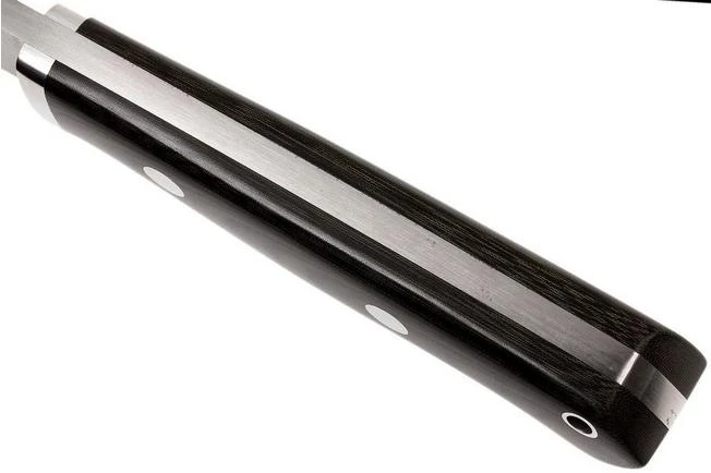 Bark River GamesKeeper A2, Black Green Linen Micarta, Brown Sheath - Image 5