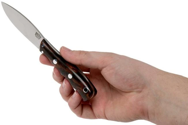 Bark River Lil’ Canadian CPM 3V Desert Ironwood Fixed Knife - Image 5