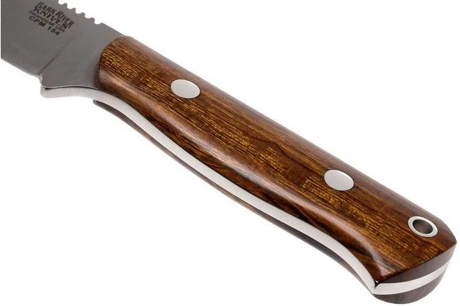Bark River Bravo Necker II CPM 154CM, Desert Ironwood, Brown Sheath - Image 4