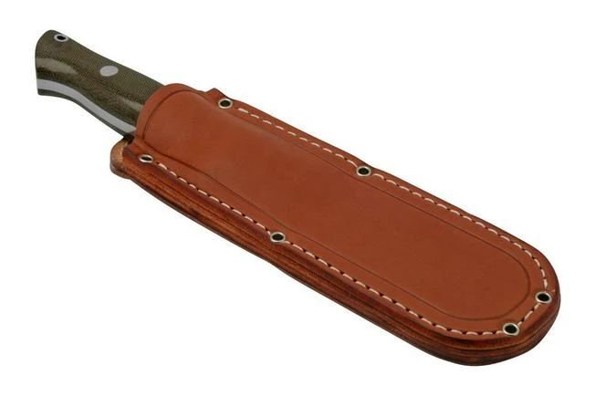 Bark River Bravo 1 A2 Green Canvas Micarta, Bushcraft Knife - Image 6