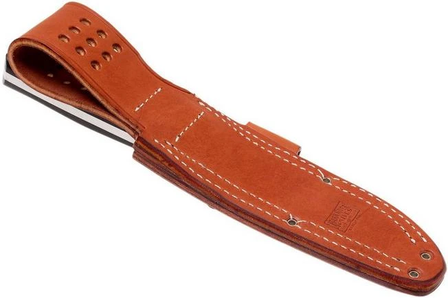 Bark River Bravo 1.5 A2, Black Canvas Micarta, Brown Sheath - Image 8