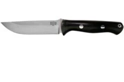Bark River Bravo 1.2 A2 Black Canvas Micarta Outdoor Knife
