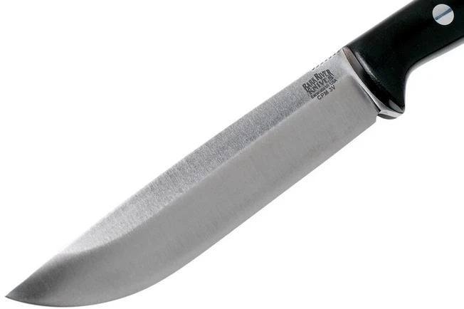 Bark River Bravo 1.5 LT Field CPM 3V, Black Canvas Micarta Outdoor Knife - Image 3