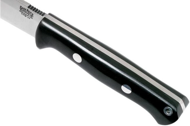 Bark River Bravo 1.5 LT Field CPM 3V, Black Canvas Micarta Outdoor Knife - Image 5