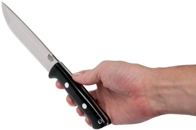 Bark River Bravo 1.5 LT Field CPM 3V, Black Canvas Micarta Outdoor Knife - Image 6