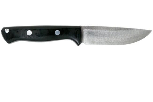 Bark River Bravo 1 LT CPM 3V Field Knife, Black Canvas Micarta - Image 2