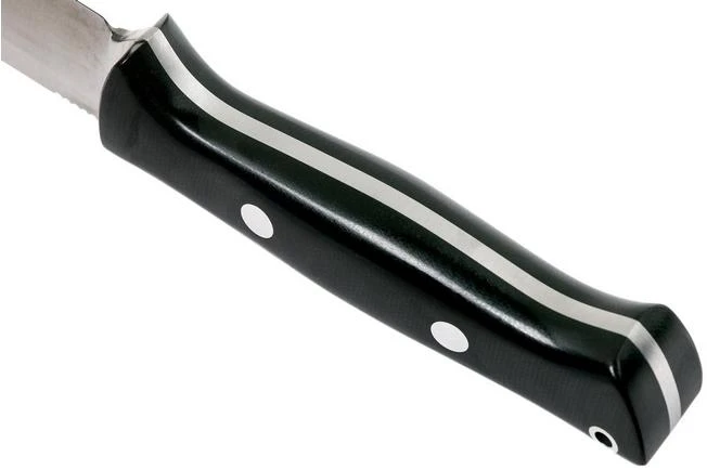 Bark River Bravo 1 LT CPM 3V Field Knife, Black Canvas Micarta - Image 4